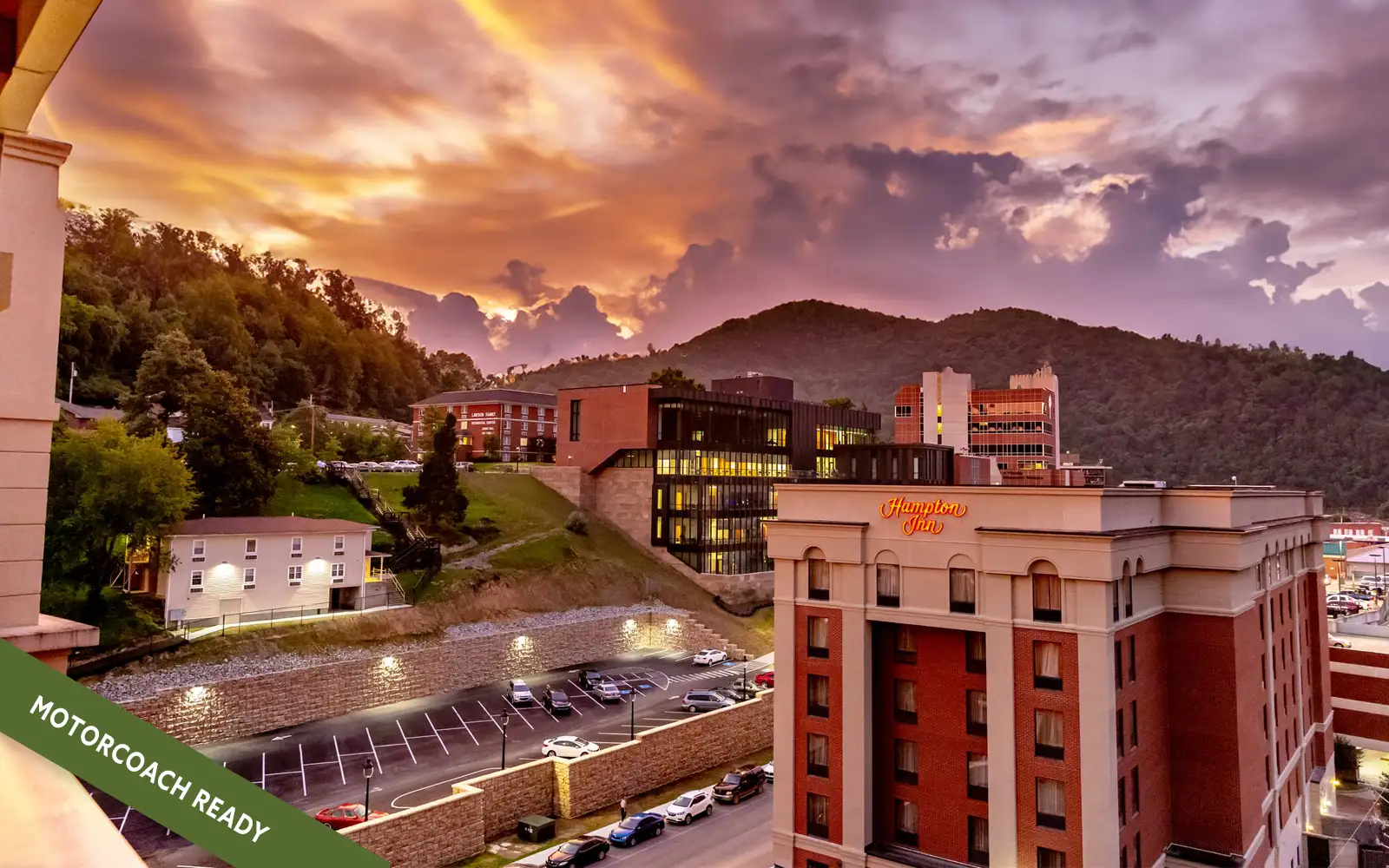 Hampton Inn in downtown Pikeville, Kentucky